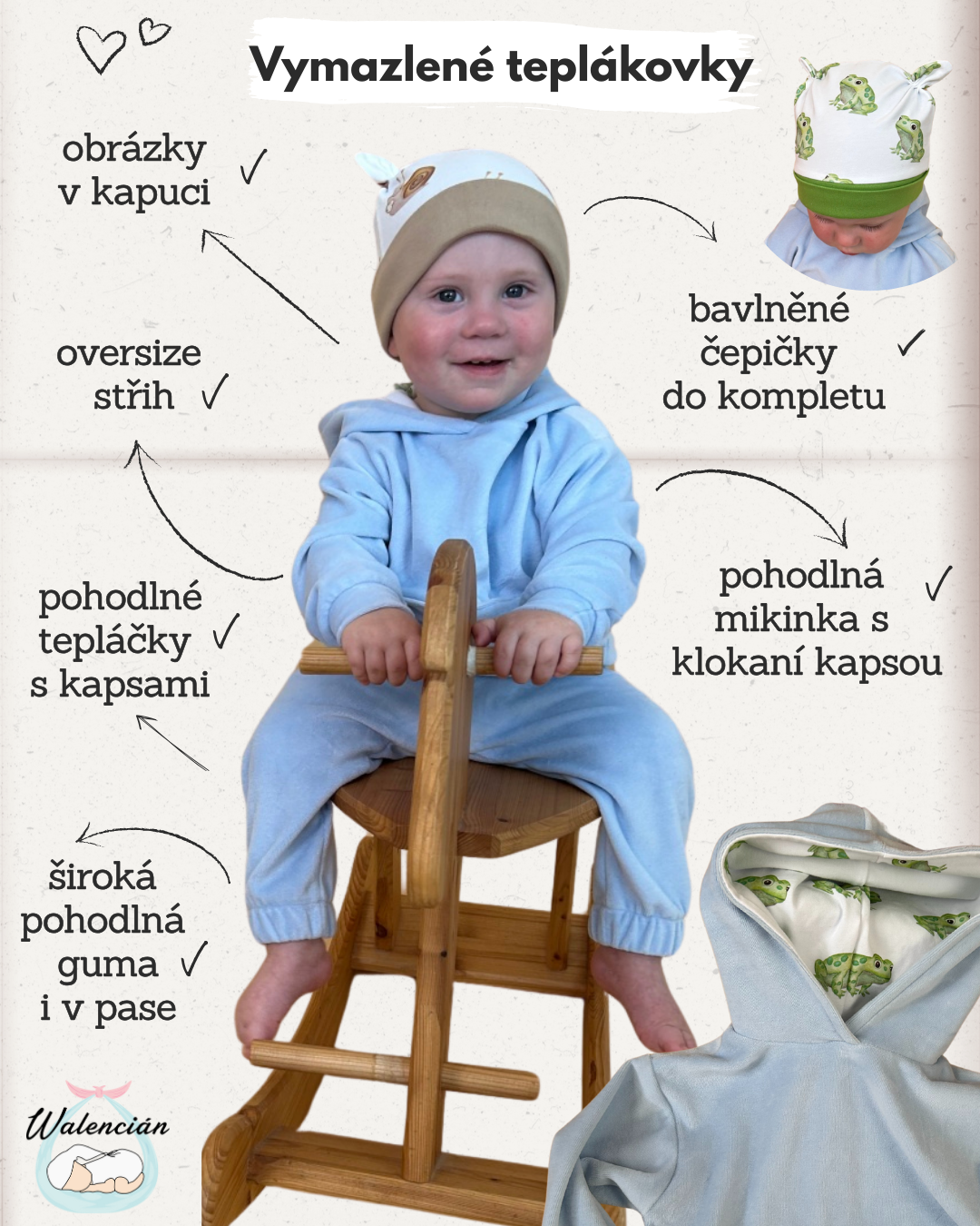 Vymazlené teplákovky úprava